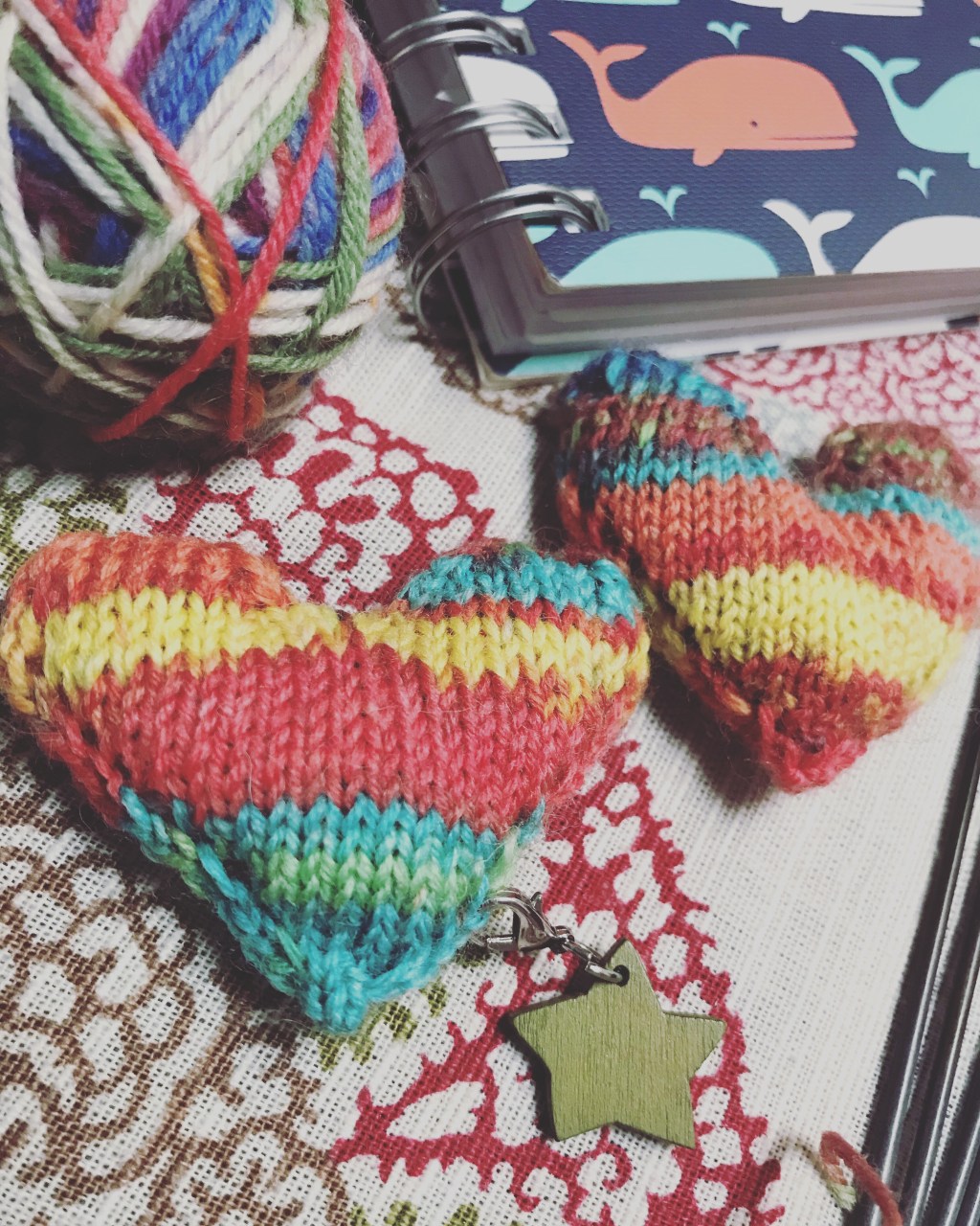 Wee Heart Christmas Ornament -a free pattern-